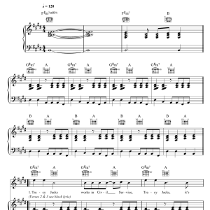 Blur Tracy Jacks Musik Noten - Piano, Vocal & Guitar Chords - 49351-0