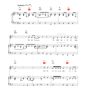 Bob Dylan Bye and Bye Musik Noten - Piano, Vocal & Guitar Chords - 19204-0