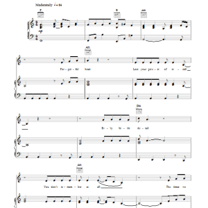 Bob Dylan Forgetful Heart Musik Noten - Piano, Vocal & Guitar Chords - 47830-0