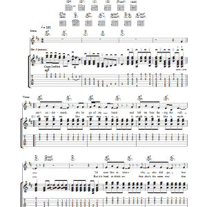 Bob Dylan I Don't Believe You Musik Noten - Guitar Tab - 29767-0
