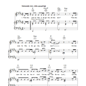 Bob Dylan In The Garden Musik Noten - Piano, Vocal & Guitar Chords - 33839-0