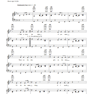 Bob Dylan It's All Good Musik Noten - Piano, Vocal & Guitar Chords - 47833-0