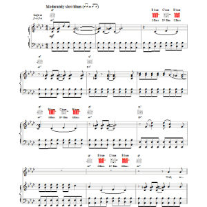 Bob Dylan Lonesome Day Blues Musik Noten - Piano, Vocal & Guitar Chords - 19198-0