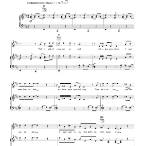 Bob Dylan My Wife's Home Town Musik Noten - Piano, Vocal & Guitar Chords - 47836-0