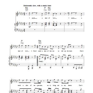 Bob Dylan Shot Of Love Musik Noten - Piano, Vocal & Guitar Chords - 34214-0