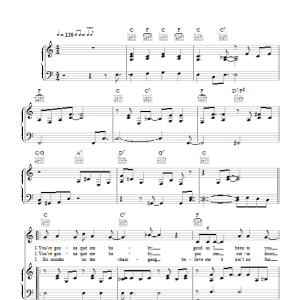 Bob Dylan You're Gonna Quit Me Musik Noten - Piano, Vocal & Guitar Chords - 103488-0