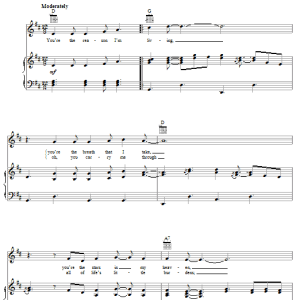 Bobby Darin You're The Reason I'm Living Musik Noten - Piano, Vocal & Guitar Chords - 53699-0