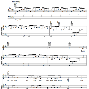 Bobby Pinson Don't Ask Me How I Know Musik Noten - Piano, Vocal & Guitar Chords - 51392-0