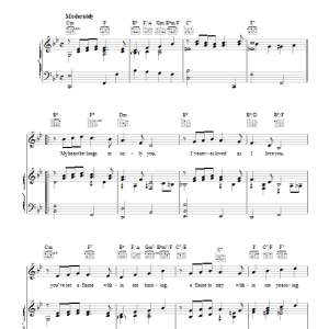 Bobby Vinton My Heart Belongs To Only You Musik Noten - Piano, Vocal & Guitar Chords - 42597-0