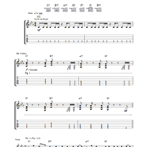 Bon Jovi Unbreakable Musik Noten - Guitar Tab - 33416-0