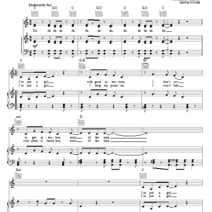 Bonnie McKee Confessions Of A Teenage Girl Musik Noten - Piano, Vocal & Guitar Chords - 30606-0