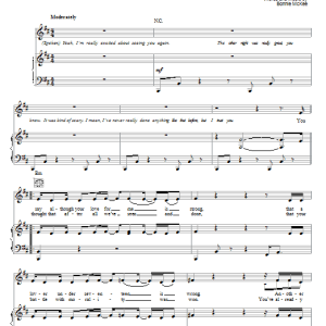 Bonnie McKee January Musik Noten - Piano, Vocal & Guitar Chords - 30610-0