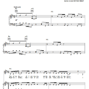 Bonnie McKee Open Your Eyes Musik Noten - Piano, Vocal & Guitar Chords - 30616-0