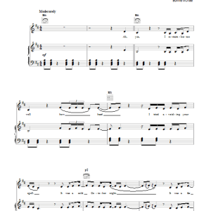 Bonnie McKee Trouble Musik Noten - Piano, Vocal & Guitar Chords - 30614-0