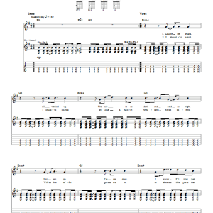 Box Car Racer Letters To God Musik Noten - Guitar Tab - 20910-0