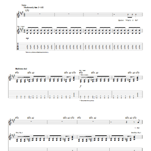 Box Car Racer The End With You Musik Noten - Guitar Tab - 20908-0