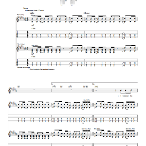 Box Car Racer Watch The World Musik Noten - Guitar Tab - 20915-0