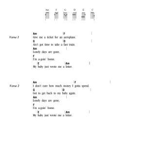 Box Tops The Letter Musik Noten - Guitar Chords/Lyrics - 163956-0