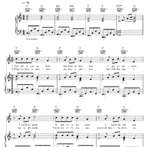 Boyzone Beautiful In White Musik Noten - Piano, Vocal & Guitar Chords - 123345-0