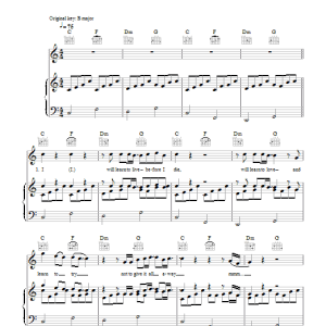 Boyzone Gave It All Away Musik Noten - Piano, Vocal & Guitar Chords - 101666-0