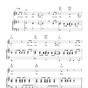 Boyzone Let Your Wall Fall Down Musik Noten - Piano, Vocal & Guitar Chords - 102977-0