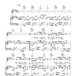 Boyzone Ruby Musik Noten - Piano, Vocal & Guitar Chords - 102972-0