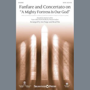 Brad Nix Fanfare and Concertato on A Mighty Fortress Is Our God Musik Noten - SATB Choir - 173894-thumbnail