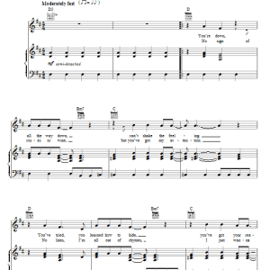 Brandon Heath Sore Eyes Musik Noten - Piano, Vocal & Guitar Chords - 75519-0