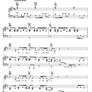 Brandon Heath Your Love Musik Noten - Piano, Vocal & Guitar Chords - 77936-0