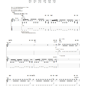 Breaking Benjamin Away Musik Noten - Guitar Tab - 31399-0