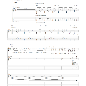 Breaking Benjamin Blow Me Away Musik Noten - Guitar Tab - 85178-0