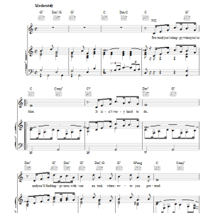 Brenda Lee Pretend Musik Noten - Piano, Vocal & Guitar Chords - 43328-0