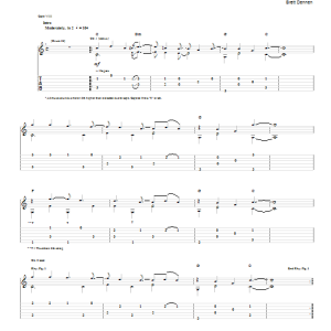 Brett Dennen Darlin' Do Not Fear Musik Noten - Guitar Tab - 95691-0