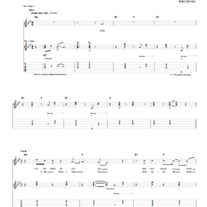 Brett Dennen Someday Musik Noten - Guitar Tab - 95684-0