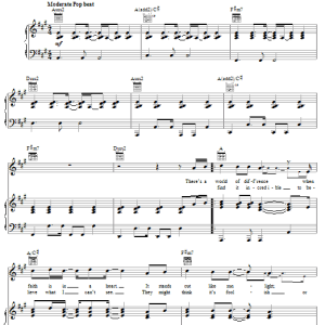 Brian Littrell My Answer Is You Musik Noten - Piano, Vocal & Guitar Chords - 56494-0