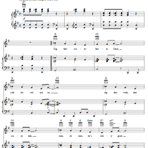 Brian Setzer Dig That Crazy Santa Claus Musik Noten - Piano, Vocal & Guitar Chords - 71389-0