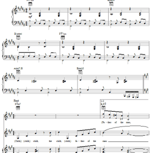 Brian Wilson Child Is Father Of The Man Musik Noten - Piano, Vocal & Guitar Chords - 50101-0