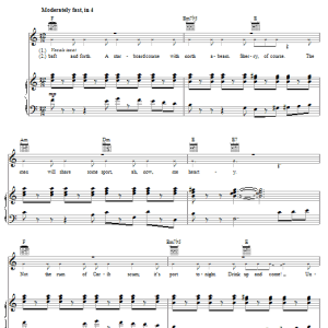 Brian Wilson On A Holiday Musik Noten - Piano, Vocal & Guitar Chords - 50100-0