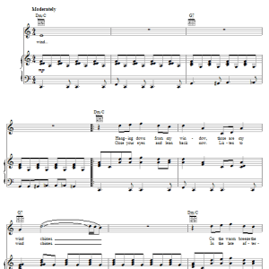 Brian Wilson Wind Chimes Musik Noten - Piano, Vocal & Guitar Chords - 50143-0