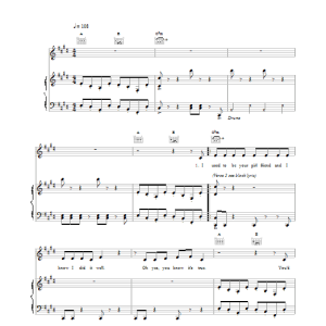 Britney Spears Cinderella Musik Noten - Piano, Vocal & Guitar Chords - 19292-0