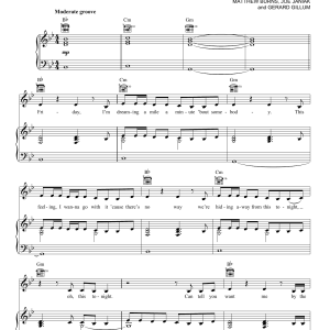 Britney Spears feat. G-Eazy Make Me (Oooh) Musik Noten - Piano, Vocal & Guitar Chords - 172259-0