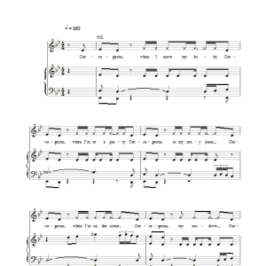 Britney Spears Outrageous Musik Noten - Piano, Vocal & Guitar Chords - 26381-0