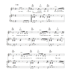 Britney Spears Overprotected Musik Noten - Piano, Vocal & Guitar Chords - 19287-0