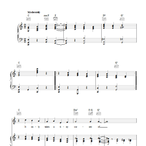Bronislaw Kaper San Francisco Musik Noten - Piano, Vocal & Guitar Chords - 40260-0