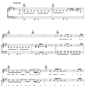 Brooks & Dunn She's Not The Cheatin' Kind Musik Noten - Guitar Chords/Lyrics - 80096-0