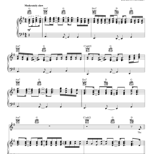 Bruce Hornsby Mandolin Rain Musik Noten - Piano, Vocal & Guitar Chords - 73378-0