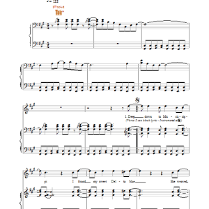 Bryan Adams Black Pearl Musik Noten - Piano, Vocal & Guitar Chords - 15489-0