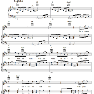 Bryan Adams Do I Have To Say The Words? Musik Noten - Piano, Vocal & Guitar Chords - 19844-0