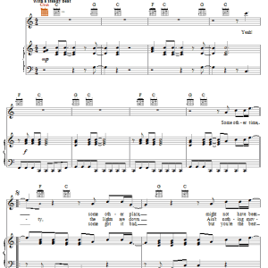 Bryan Adams Hearts On Fire Musik Noten - Piano, Vocal & Guitar Chords - 19840-0