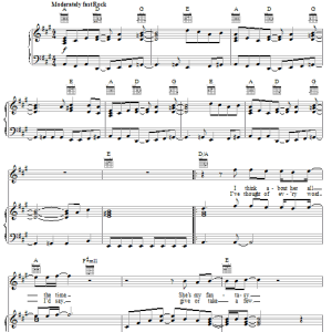 Bryan Adams This Time Musik Noten - Piano, Vocal & Guitar Chords - 19841-0